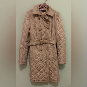 J. McLaughlin Quilted Trench Coat Women's Size XS